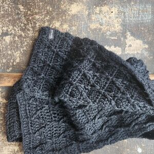 Pistil Black Knit Scarf